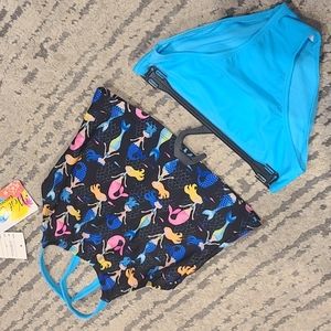 NWT West Coast 2pc girl bikini swimsuit